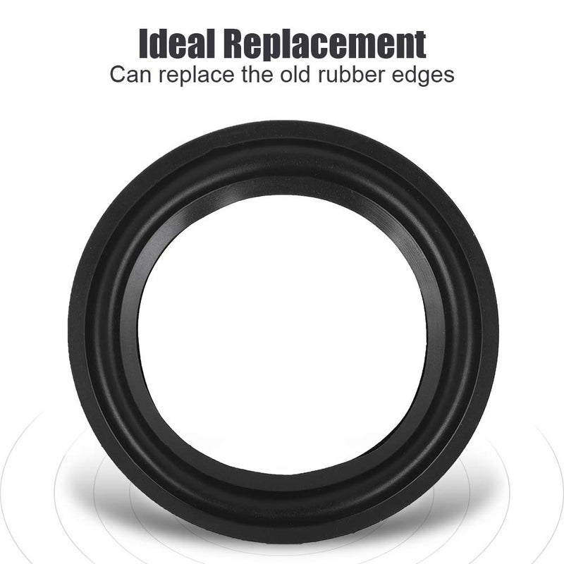 Serounder Speaker Surround Foam, Replacement Subwoofer Rubber Rim Circle Side Woofer Repair Part(5-inch) - Image 5